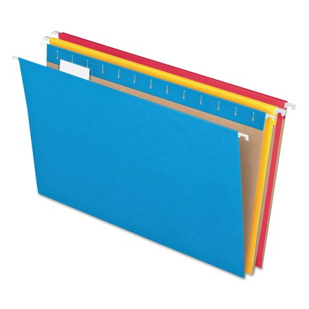 Pendaflex Colored Hanging Folders, Letter Size, 1/5-Cut Tab, Assorted, PK25 81663